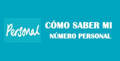 cómo saber mi número pesonal